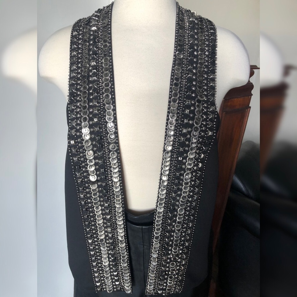 Twelfth Street by Cynthia Vincent Metal Embl Vest